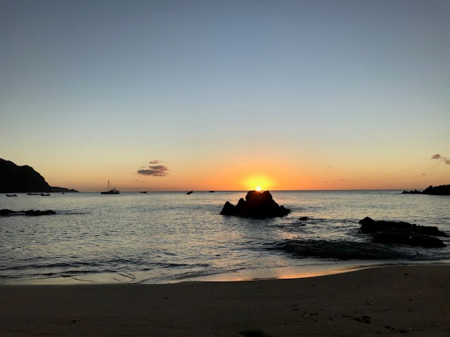 Sunset at Castara Bay